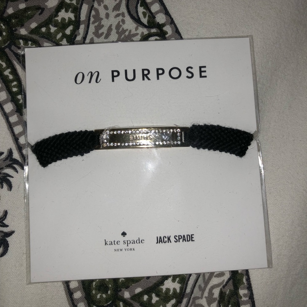 Kate Spade/Jack Spade black bracelet